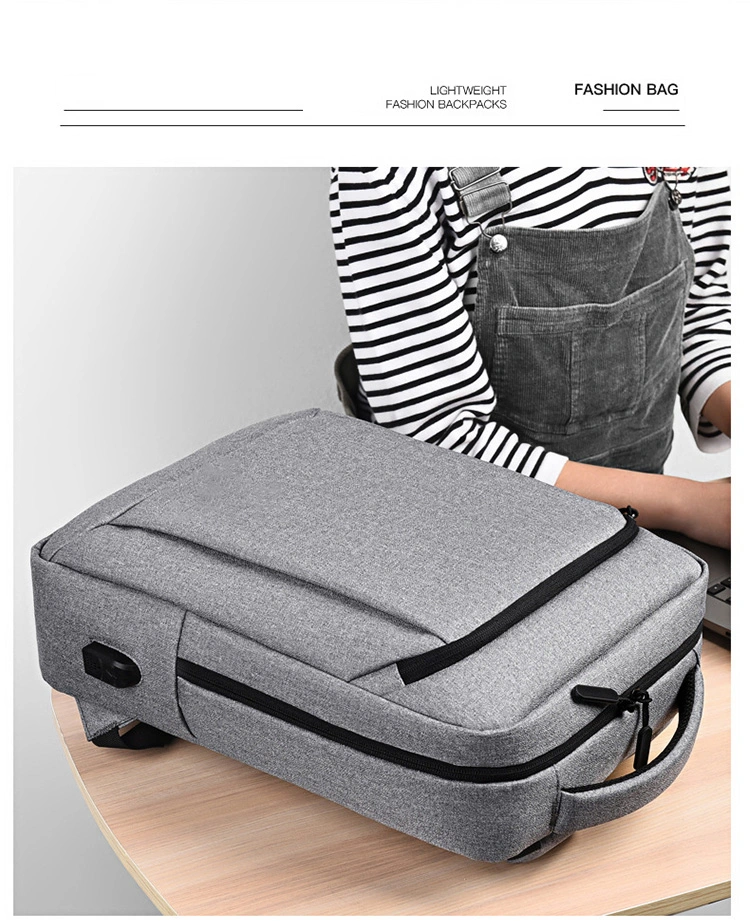 New Men&prime;s Backpacks Laptop Backpacks Large-Capacity Student School Bags