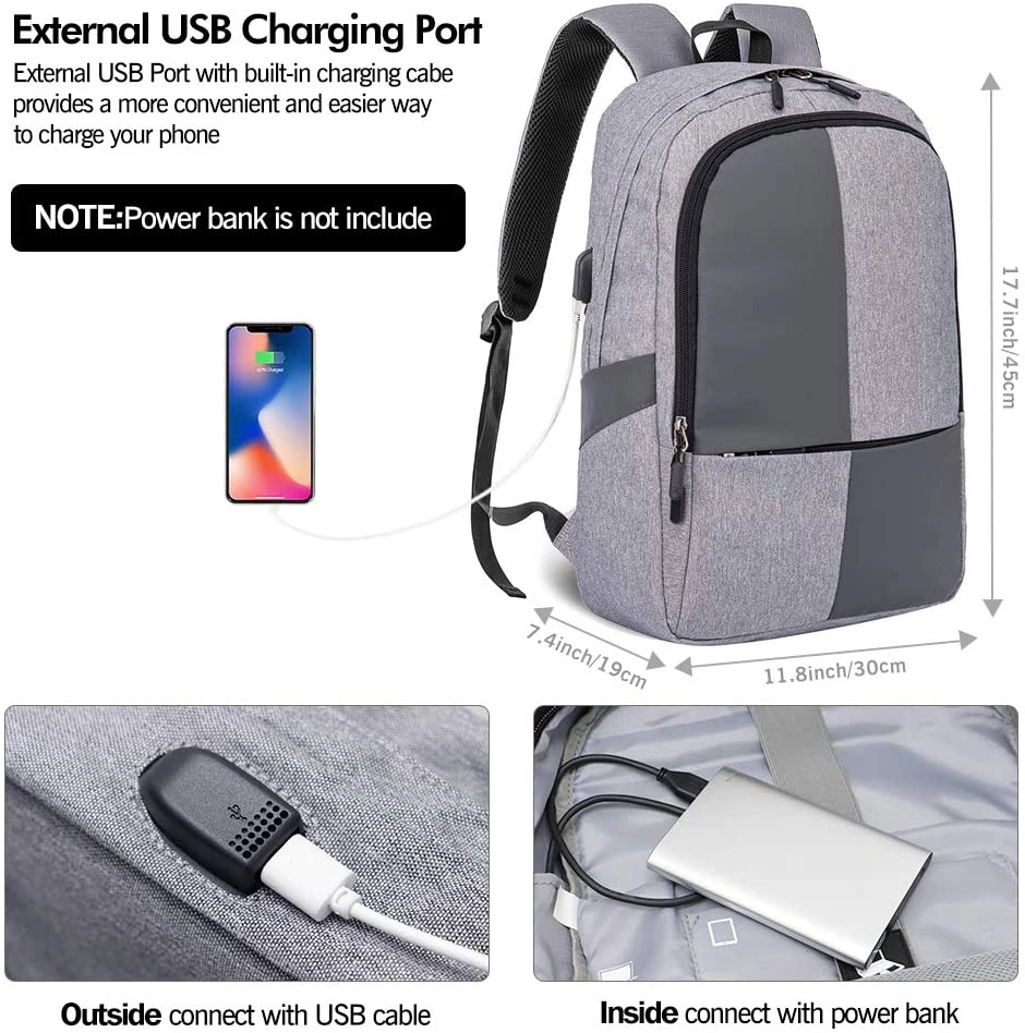 Custom 15.6 Inch Men Women School Bag Business Anti-Theft Backpack Outdoor Waterproof Computer Business Travel Laptop Bags Backpack Bag