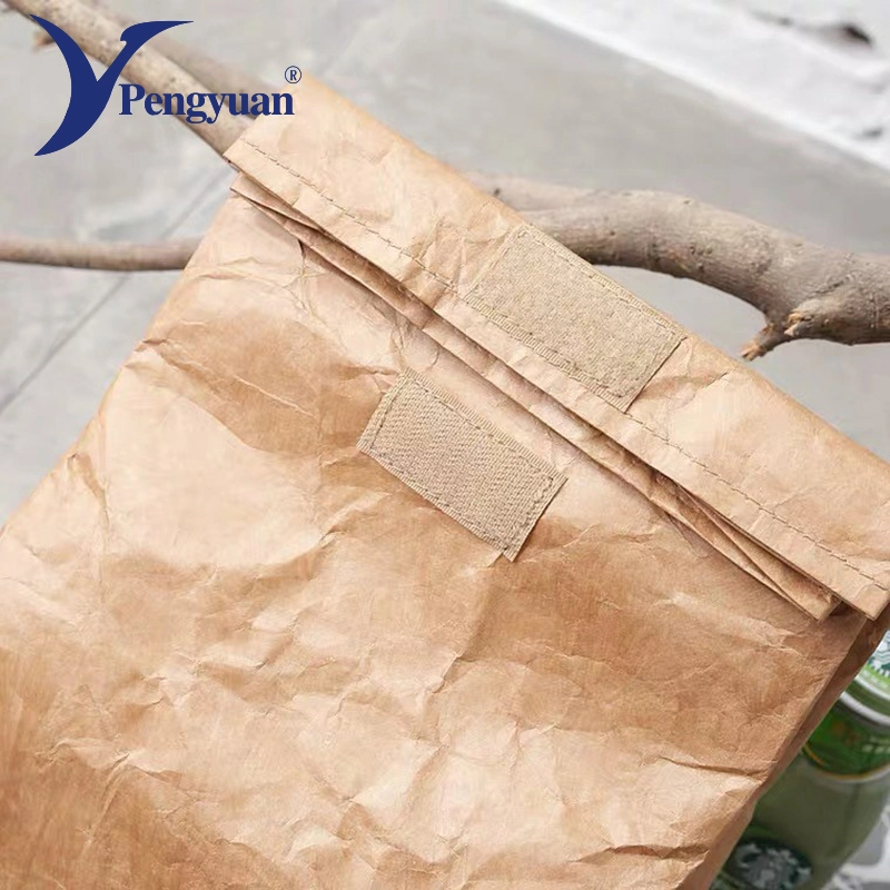 Promotional Custom DuPont Tyvek Kraft Paper Lunch Cooler Bag