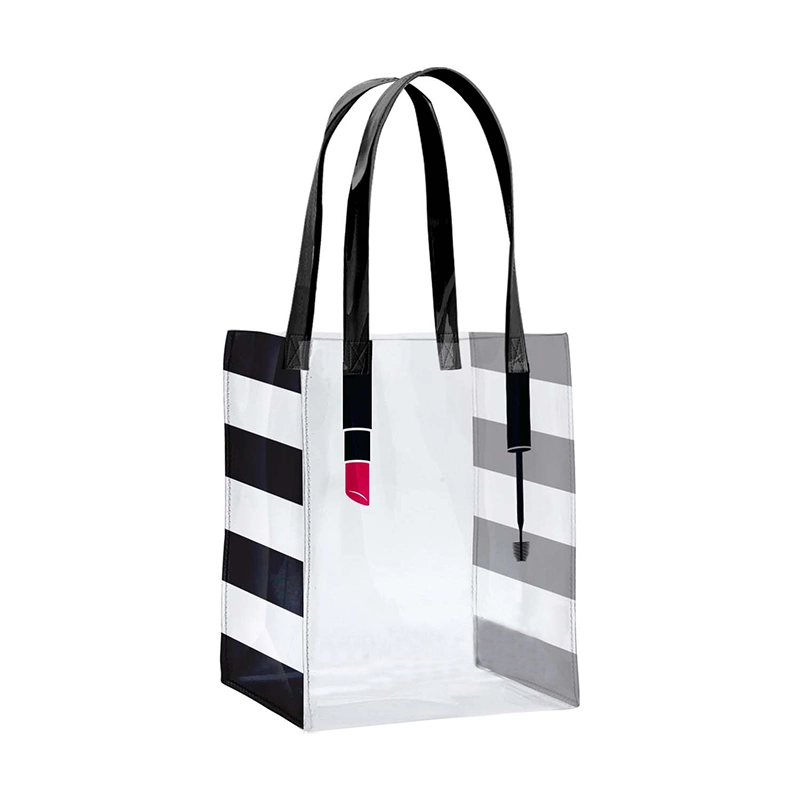Custom Jelly PVC Tote Bag PVC Clear Fashion Large PVC Handbag Clear Bag for Women