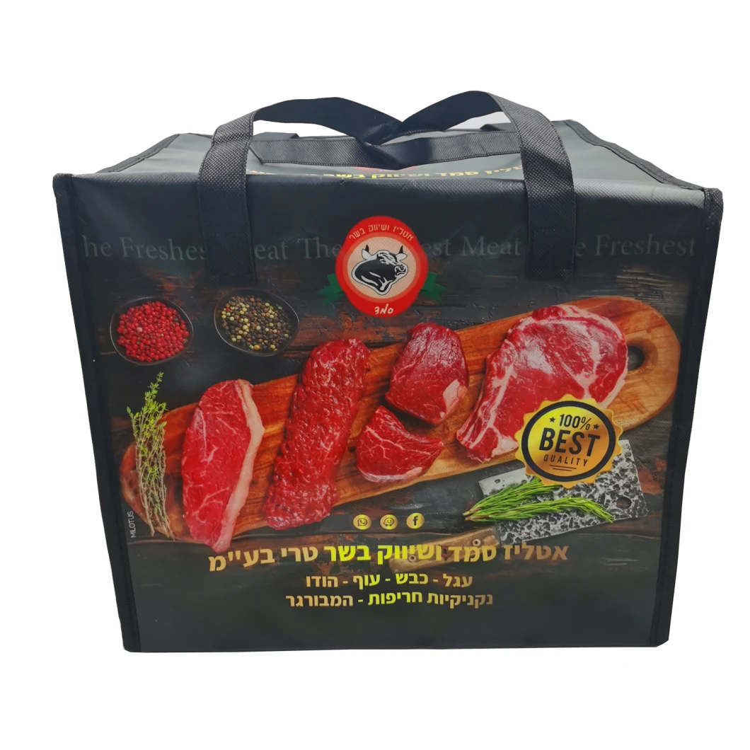 Promotional Kids 6 Can Ice Cool Bag Custom Printed Food Cooling Bag Small Non-Woven Picnic Lunch Tote Bag Large Thermal Insulated Grocery Shopping Cooler Bags