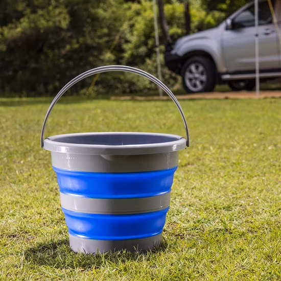 Foldable Plastic Bucket Collapsible Bucket with Handle Gardening Bucket