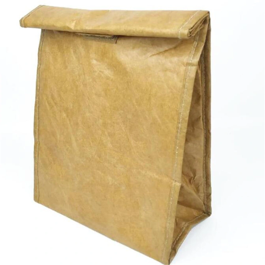 Reusable Mail Hand Lunch Shopping Kraft Paper Tyvek Cooler Lunch Bag