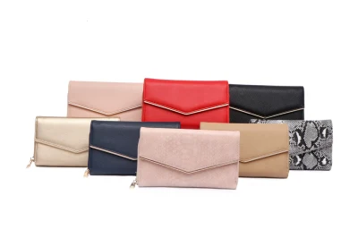 Fashion Long Women PU Leather Wallet Ladies Purse Clutch Wallet