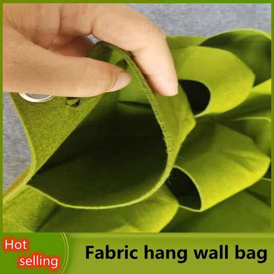 Vertical Wall Hanging Planting Bags Green Plant Grow Pockets Planter for Garden Supplies Bags Landscaping Hanging Fabric Grow Bags