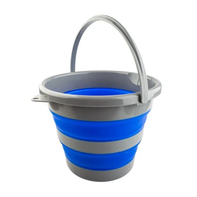 Foldable Plastic Bucket Collapsible Bucket with Handle Gardening Bucket